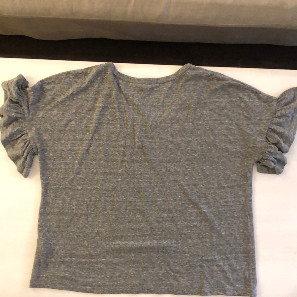 Sundry ruffle sleeves t shirt size 1 - Picture 3 of 3